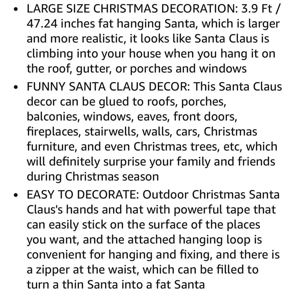 Santa Claus Hanging Decor